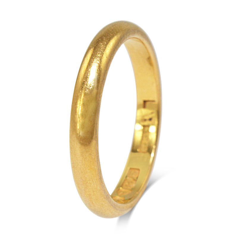 22ct Yellow Gold Antique Band Ring