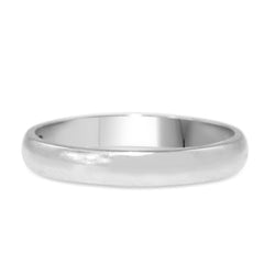 18ct White Gold Plain 2.7mm Band Ring