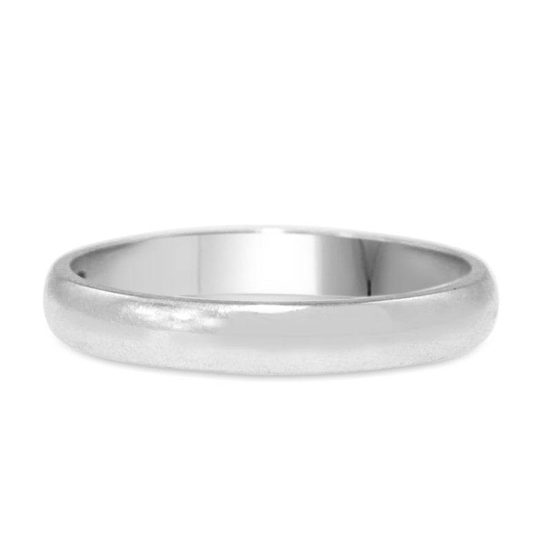 18ct White Gold Plain 2.7mm Band Ring