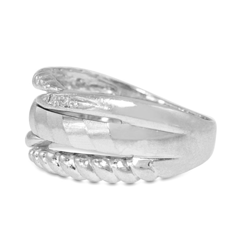 Platinum Fancy Diamond Band Ring