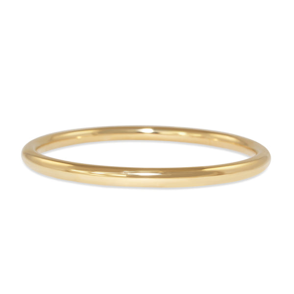 9ct Yellow Gold Hollow All Round Golf Bangle