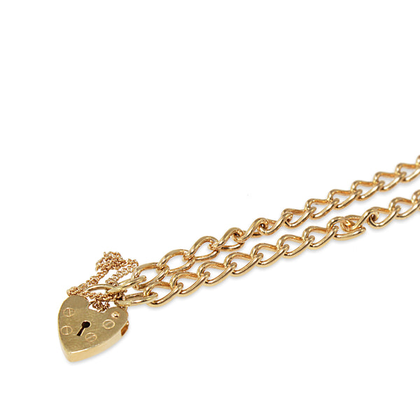 9ct Yellow Gold Fine Curb Link Bracelet