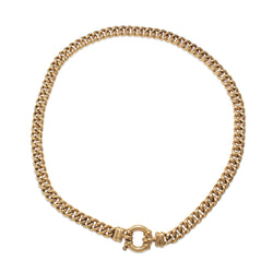 9ct Yellow Gold Curb Link Chain Necklace