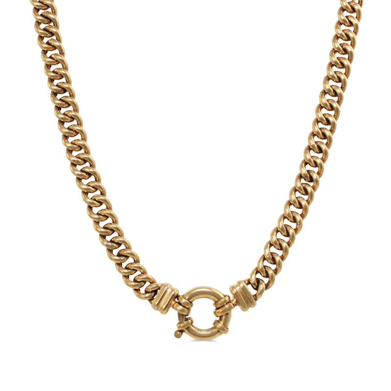 9ct Yellow Gold Curb Link Chain Necklace